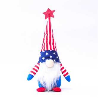 Leuke Baard Dwerg Patriottische Gnome Pop Dwerg Pluche Pop Decoraties Huishoudelijke Kinderen Knuffels Hmoe Decoratie