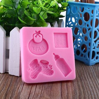 Leuke Baby Care Serie Vorm Zeep Mold Hand Fles Chocolade Siliconen Mal Fondant Cake Decorating Gereedschap
