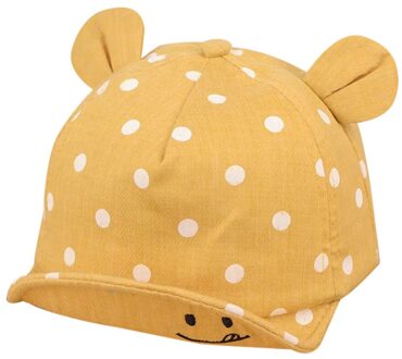 Leuke Baby Dot Hoeden Baby Jongens Meisjes Kids Polka Piek Hoed Lachend Gezicht Golf Punt Baseball Cap Zonnehoed pet enfant hoed 1D18 YE
