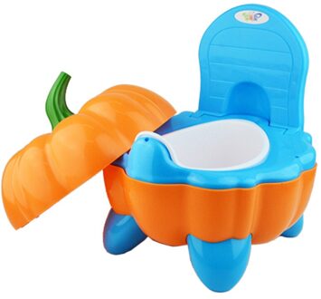 Leuke Baby Stoel Cartoon Vouwen Potje Peuter Draagbare Training Plastic Toilet Seat Pompoen