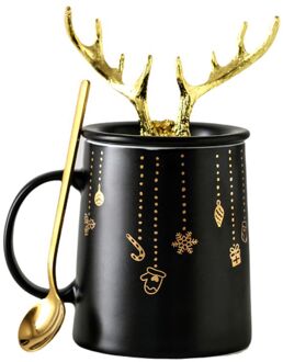 Leuke Beknopte Koffie Melk Mok Ontbijt Cup Met Deksel & Lepel Reizen Mok Novelty Beste Cadeaus Voor Je Vrienden