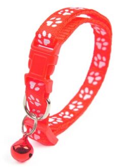 Leuke Bell Kraag Halsband Kat Accessoires Huisdier Producten Voor Katten Honden Kraag Grappige Cartoon Item Type Materiaal Set type Rood