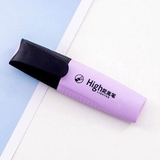 Leuke Bitterkoekje Kleur Mini Kleurrijke Snoep Kleur Markeerstiften Art Markers Fluorescerende Pen Briefpapier THIN889