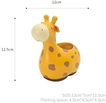 Leuke Bloempotten Plantenbakken Succulent Pot Panda Dieren Hars Planten Bureau Bloempot Woondecoratie Macetas Bloem Plateau 1