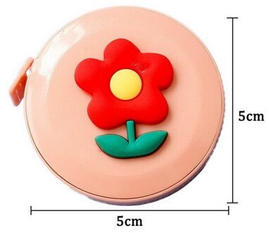 Leuke Cartoon 1.5M Zachte Heerser Intrekbare Meten Ruler Sewing Tailor Tape School Briefpapier Meten Tape Tekening Tool