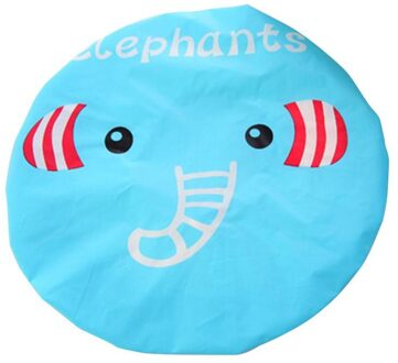 Leuke Cartoon Douche Cap Vrouwen Hoed Baden Sauna 'S Met Kant Elastische Band Spa Cap Kinderen Beschermende Cap Tulband Baden Hoofd wrap 3