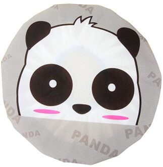 Leuke Cartoon Douche Cap Vrouwen Hoed Baden Sauna 'S Met Kant Elastische Band Spa Cap Kinderen Beschermende Cap Tulband Baden Hoofd wrap 4