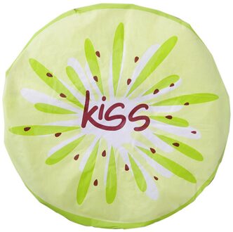Leuke Cartoon Fruit Patroon Waterdichte Douche-Cap Volwassen Douche Cap Vrouwen Levert Badmuts Badkamer Product Accessoires groen