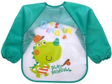 Leuke Cartoon Lange Mouw Slabbetjes Baby Kleurrijke Voedsel Slabbetjes Baby Speeksel Handdoeken Waterdichte Babyvoeding Schorten Doek Kinderen Kiel