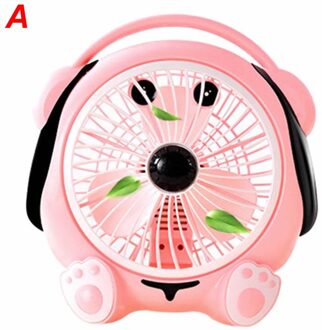 Leuke Cartoon Mini Ventilator Sterke Wind Desktop Koelventilator Luchtkoeler Voor Home Office M3GD