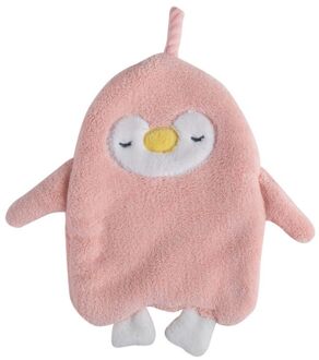 Leuke Cartoon Opknoping Handdoek Basten Zacht Koraal Fluwelen Handdoeken Dier Pinguïn Keuken Afwassen Handdoek as the picture2