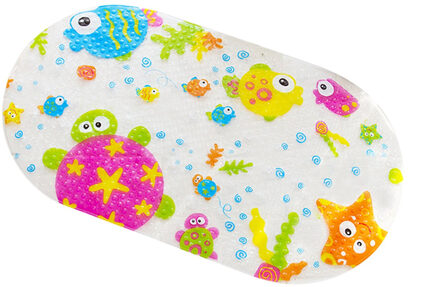 Leuke Cartoon Patroon Badkamer Antislipmatten Bad Anti-slip Mat met Zuignappen voor Badkamer Kids Douche bad Non-slip Mat Turtle