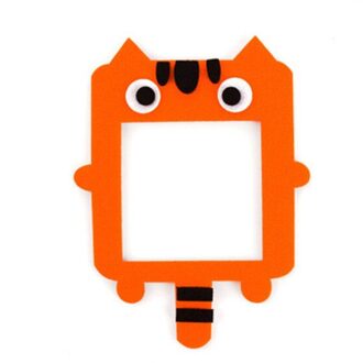 Leuke cartoon voelde holle-out switching sticker Creatieve home decoratie cartoon muurstickers aangebracht voelde holle schakelaar socket 7