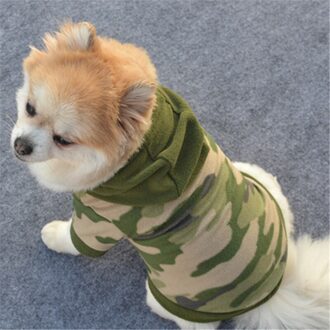 Leuke Cool Hond Pet Kleding Hoodie Warme Trui Puppy Coat Kleding Warme Comfortabele S/M/L/Xl pluche Trui Camouflage Kleur