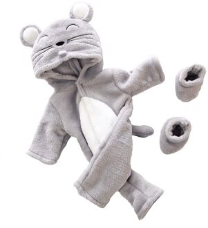 Leuke Dier Jumpsuit Kleding Jas Meisje Speelgoed Voor 18 Inch Pop Accessoire Gril Speelgoed Familie Leuke Jas Kunst Foto kleding # G30 B