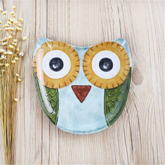 Leuke Dier Melamine Diner Servies Schotel Lade Steak Decor Baby Schotel Snack plaat kids plaat 3