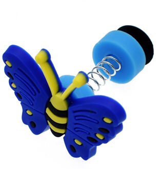 Leuke Dier Pvc Schoen Charmes Schoen Accessoires Diy Schoen Decoratie Voor Kids Meisjes Mode Creatieve Cartoon Lente Schoenen Gespen Blauw