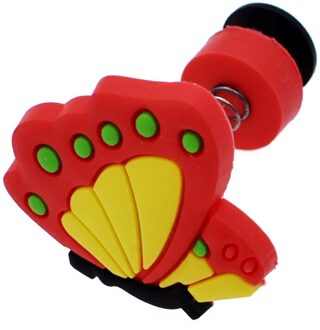 Leuke Dier Pvc Schoen Charmes Schoen Accessoires Diy Schoen Decoratie Voor Kids Meisjes Mode Creatieve Cartoon Lente Schoenen Gespen Rood