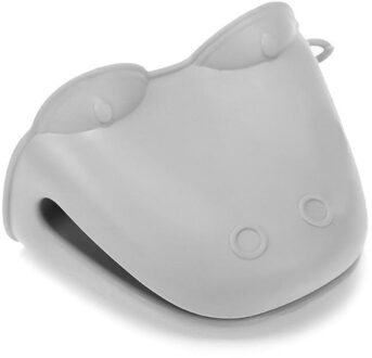 Leuke Dierlijke Vorm Ovenwanten Bescherming Handschoenen Siliconen Anti-Brandwonden Antislip Isolatie Handschoen Clip Keuken Bakken Tools 04