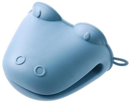 Leuke Dierlijke Vorm Ovenwanten Bescherming Handschoenen Siliconen Anti-Brandwonden Antislip Isolatie Handschoen Clip Keuken Bakken Tools 07