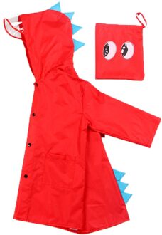 Leuke Dinosaurus Polyester Baby Regenjas Outdoor Waterdichte Kinderen Regen Jas XL