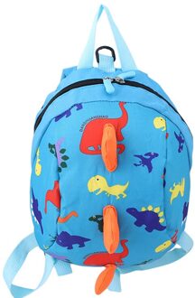 Leuke Dinosaurus Print Rugzak Voor Jongens Kinderen Rugzakken Kids Kleuterschool Kleine Schooltas Meisjes Animal School Tassen Rugzak lucht blauw