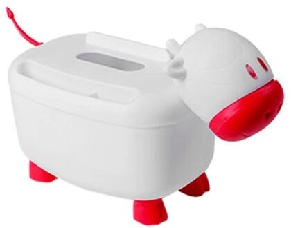 Leuke Dual Purpose Kalf-Vormige Tissue Box Tandenstoker Box Voor Woonkamer, Keuken, Kantoor Meubels, auto Tissue Box, Opbergdoos wit