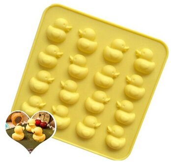 Leuke Eend Siliconen Mal Diy Chocolade Ijs Biscuit Snoep Mallen Ice Tray Mold Ice Maker Biscuit Candy Pudding Maken Mold