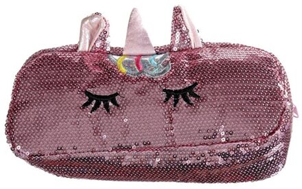 Leuke Eenhoorn Etui Sequin Estojo Escolar Kawaii Schoolbenodigdheden Estuche Escolar Pencilcase Kalem Kutusu RGD