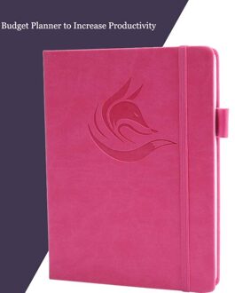 Leuke Effen Kleur Magnetische Gesp 365 Dag Wekelijkse Plan Dagboek Planner Notebooks A5Journals Schoolbenodigdheden Briefpapier rood