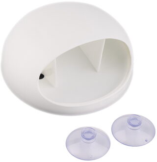 Leuke Eieren Tandenborstelhouder Zuig Haken Cups Organizer Badkamer Accessoires Tandenborstelhouder Cup Wall Mount Sucker wit