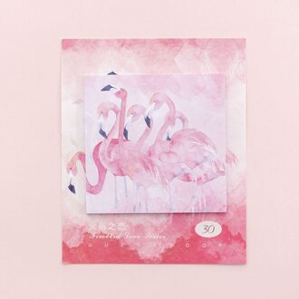 Leuke Flamingo Memo Pads Geplaatst Het Planner Sticky Notes Kawaii Papier Stickers Blocnotes Voor Kinderen Koreaanse Briefpapier Schoolbenodigdheden 4