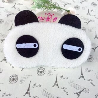 Leuke Gezicht Wit Panda Oogmasker Slaapmasker Shading Slaap Katoen Goggles Eye Mask Eye Cover Gezondheidszorg eye Cover F