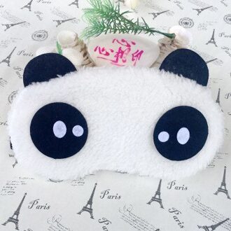 Leuke Gezicht Wit Panda Oogmasker Slaapmasker Shading Slaap Katoen Goggles Eye Mask Eye Cover Gezondheidszorg eye Cover