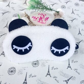 Leuke Gezicht Wit Panda Oogmasker Slaapmasker Shading Slaap Katoen Goggles Eye Mask Eye Cover Gezondheidszorg eye Cover