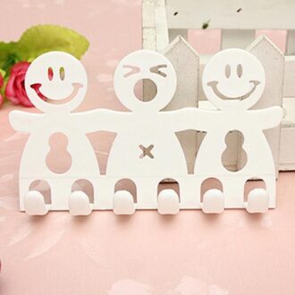 Leuke Glimlach Gezicht Tandenborstel Houders Stand Muur Sucker