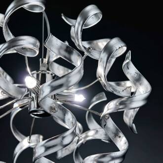 Leuke hanglamp Silver, 40 cm diameter chroom, zilver
