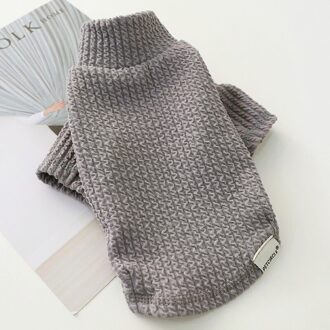 Leuke Hond Kleren Golvend Vormige T-shirt Chihuahua Katoen Dikker Shirt Vest Twee-Legged Voor Kleine Honden Yorkies Puppy kleding grijs-shirt / S