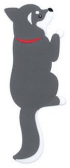 Leuke Hond Staart Haken Keuken Muur Deur Metalen Haken Sleutel Hanger Rekken Super Sterke Magnetische Koelkast Badkamer Deur Decor Grijs