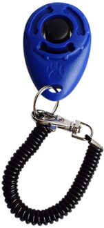 Leuke Hond Training Fluitje Clicker Gebruik Pet Hond Geluid Trainer Met Key Ring Dierbenodigdheden Helpen Gids Apparaat Blauw