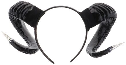 Leuke Hoorn Vrouwen Meisjes Halloween Haarband Haar Hoepel Hoofdband 4 Stijlen zwart