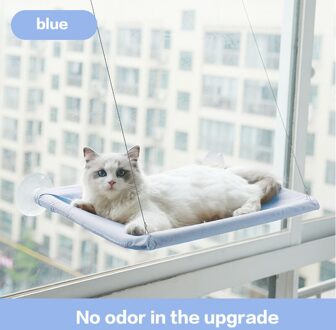 Leuke Huisdier Opknoping Bedden Lager Kat Zonnebaden Lounger Mount Huisdier Kat Hangmat Comfortabele Kat Huisdier Bed Plank Zetel Bedden Haze blauw