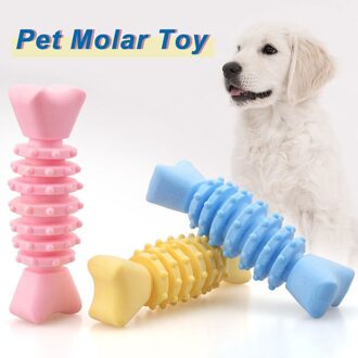 Leuke Huisdier Speelgoed Visgraten Hond Chew Speelgoed Veilig Hond Tanden Reinigen Speelgoed Flexibele Huisdieren Accessoires Voor Medium Grote Honden geel