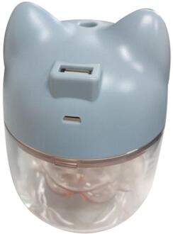 Leuke Kat Klauw Cup Luchtbevochtiger Usb Desktop Diffuser Mist Maker Ultrasone Luchtbevochtiger Kleurrijke Nachtlampje Dropsjhipping blauw