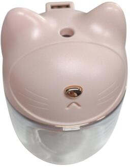 Leuke Kat Klauw Cup Luchtbevochtiger Usb Desktop Diffuser Mist Maker Ultrasone Luchtbevochtiger Kleurrijke Nachtlampje Dropsjhipping roze