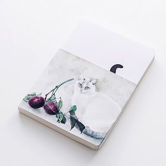 Leuke Kat Notebook Papier Schets Boek Kantoor Schoolbenodigdheden Lege Vintage Schetsboek Dagboek Tekening Schilderen 80 Vel fruit