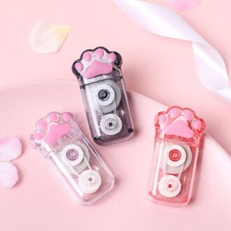Leuke Kat Poot Correctie Tape Briefpapier Corrector Student Veranderd Tapes Kawaii