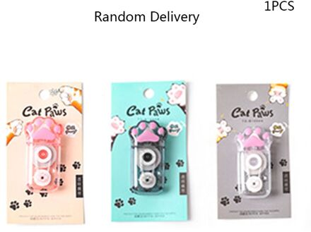 Leuke Kat Poot Correctie Tape Briefpapier Corrector Student Veranderd Tapes Kawaii