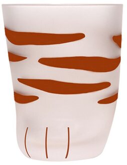 Leuke Kat Poten Glas Tijger Voeters Mok Kantoor Mok Tumbler Persoonlijkheid Ontbijt Melk Porselein Cup 4 B 220ml