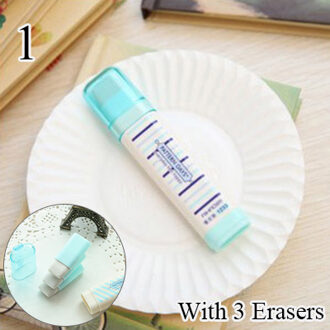 Leuke Kawaii Hart Bloem Rubber Gummen Mooie Streep Potlood Gum Voor Kinderen Koreaanse Briefpapier 1